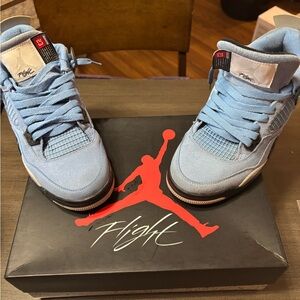 Nike Air Jordan 4 Light Blue Sneakers